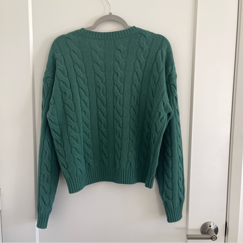 ARITZIA Illustrator Sweater in Forest Green Size Medium - Picture 10 of 11